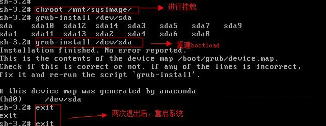 解决linux启动过程故障