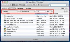 让 Finder 帮您轻松搜索 Mac 中的大型文件