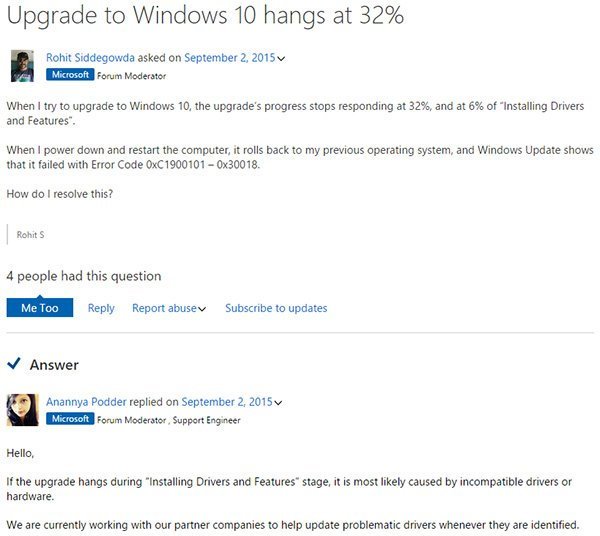 Win7/Win8.1升级Windows 10卡在32%失败解决方法