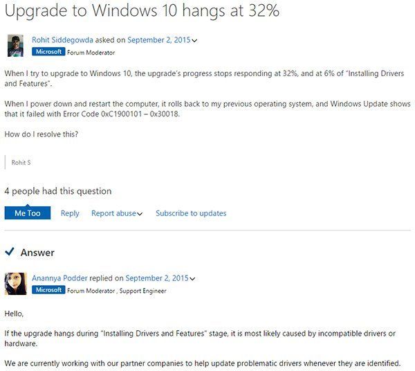Win7/Win8.1升级Windows 10卡在32%失败解决方法