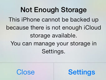 iphone提示Not Enough Storage的解决方法