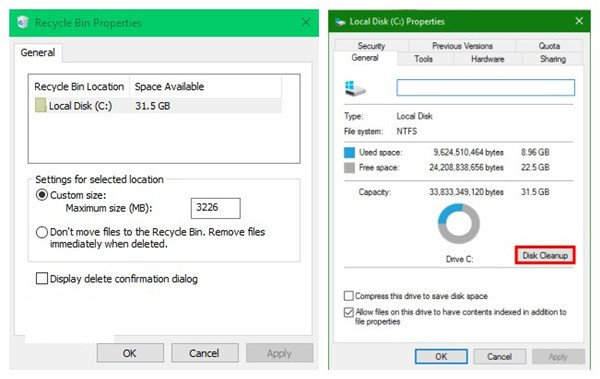 Windows 10磁盘清理选项消失找回的方法