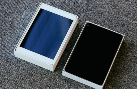 小米平板2和iPad mini 2开箱对比