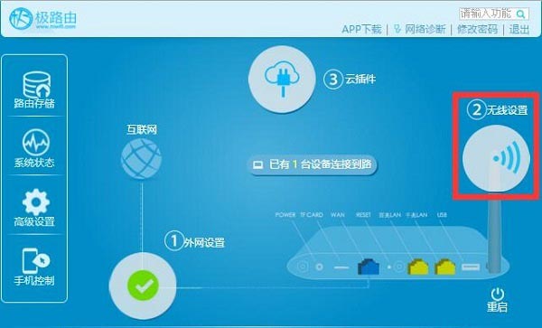 极路由WiFi密码忘记了怎么办？