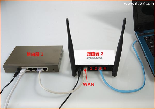 一根网线如何连接两个无线路由器的方法