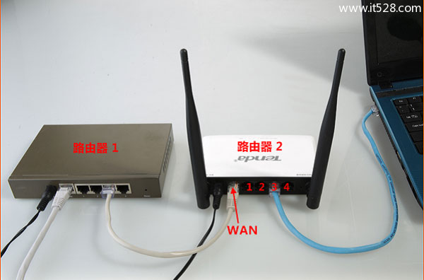 一个宽带如何连接两个无线路由器方法