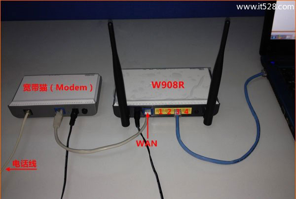 腾达(Tenda)W908R无线路由器ADSL上网设置方法