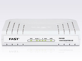 Fast迅捷FW153R无线路由器设置上网