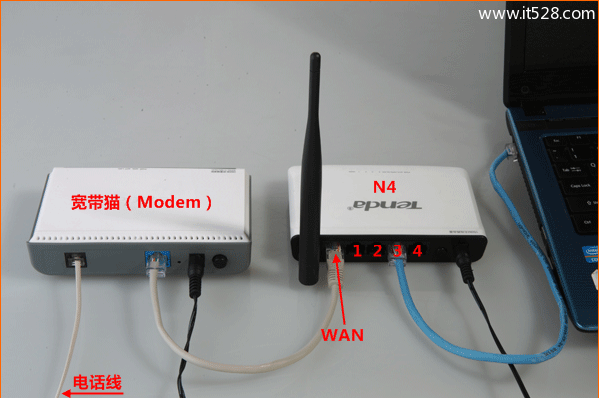 腾达(Tenda)N4无线路由器ADSL拨号设置上网