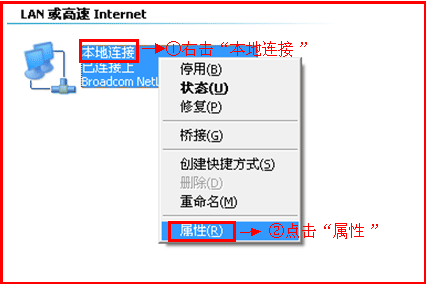 Fast迅捷无线路由器Windows XP系统设置上网