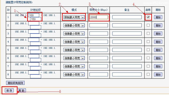 TP-Link无线路由器限速设置方法