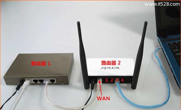 两台TP-Link路由器串联设置上网方法